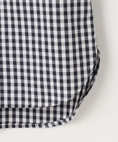 J.PRESS LADIES 【洗える・接触冷感・UVカット】エステネージュストライプ バンドカラーブラウス