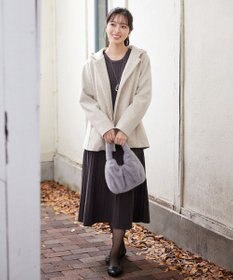 Tiaclasse フーデットショートコート