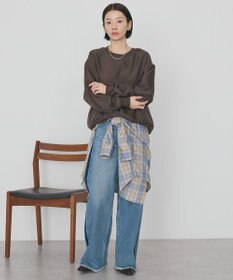 AMERICAN HOLIC オーガンジーレイヤードスウェットプルオーバー