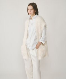 GRACE CONTINENTAL 起毛ニットベスト