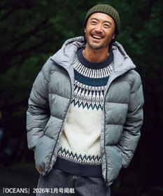 UNFILO MENS 【OCEANS YouTube 掲載】TAION×UNFILO リバーシブルフードダウン