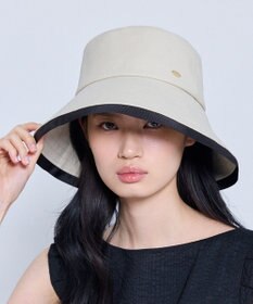 TOCCA 【サイズ調整可】TRIM RIBBON BUCKET HAT コットン バケットハット