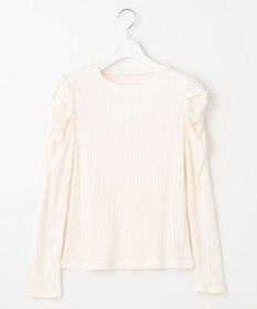 Feroux 【ONWARD CROSSET MAG掲載】ギャザースリーブ プルオーバー