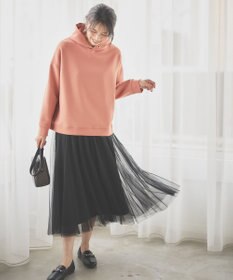 ANY 【洗濯機可】クロップド丈ダンボールパーカー