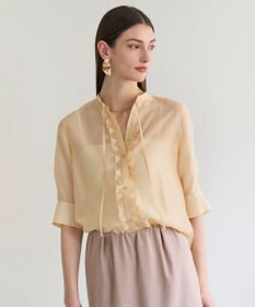 BEIGE， AMARYLLIS / フリルリボン ブラウス