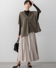 23区 S 【洗える】シアーリブハイネック ニット