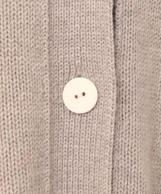 BEIGE， 【洗える】LEADER / フェイクレザーポケットオーバーサイズカーディガン