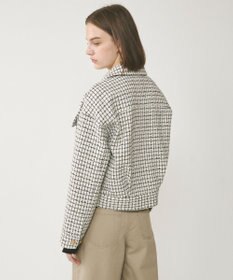 GRACE CONTINENTAL チェックツイードブルゾン