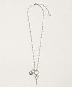 WEGO Lステンレスハートモチーフチェーンネックレス