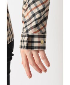 DAKS ハウスチェック ドローストリングブルゾン