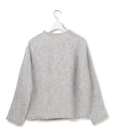 ICB ライトブッチャーツイード ノーカラージャケット