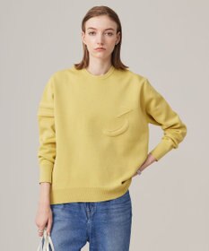 ICB 【洗える】ナンバリングカラーニット  プルオーバー