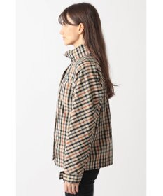 DAKS ハウスチェック ドローストリングブルゾン