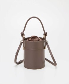 TOPKAPI 【TREASURE TOPKAPI】フェイクレザー バケツ 巾着 ショルダー バッグ