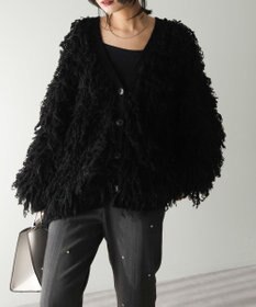 Green Parks フリンジニットカーディガン