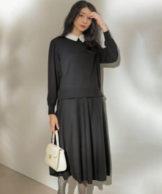 組曲 S 襟付きニットアップ