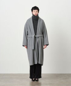 ATON ROYAL CHUNKY FLEECE | ショールカラーコート