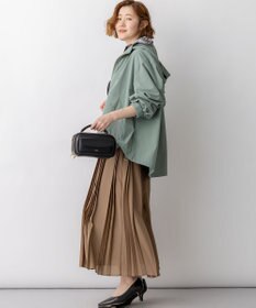 23区 2WAY ストレッチタフタ ボリュームスリーブブルゾン