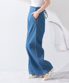 earth music&ecology フロントＺＩＰバックレースアップデニム