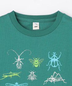 ANY KIDS 【洗濯機可能】昆虫プリント 半袖Tシャツ