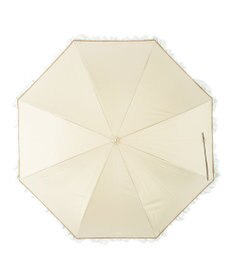 MOONBAT estaa 晴雨兼用 長傘 バイカラーフリル 日傘 遮光 遮熱 UV