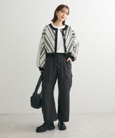 Green Parks ・ＥＬＥＮＣＡＲＥ　ＤＵＥ　ジャカードカーディガン