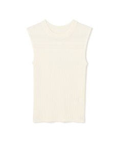 GRACE CONTINENTAL リブシアーニットトップ