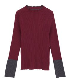 earth music&ecology ハイネックリブニットプルオーバー