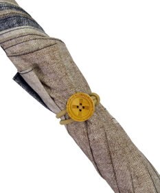 +RING 【UVカット90%以上】【限定/日本製】メンズ向け 長傘65cm BRN denim-like pattern SR335