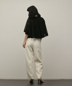 GRACE CONTINENTAL シアーケープニットカーディガン