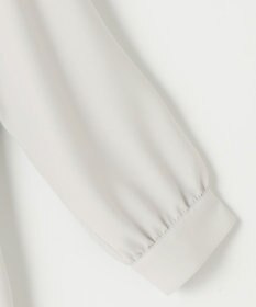 J.PRESS LADIES L 【洗える】ヌーディスバックサテン ボウタイ ブラウス