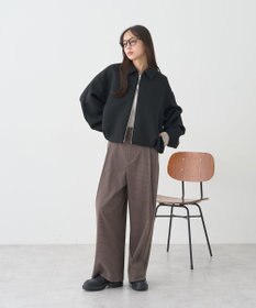 earth music&ecology ダンボールニットZIPブルゾン