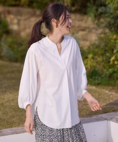 ANY 【WEB限定】【UVカット/抗菌防臭/速乾】エニィファンクション　スキッパーブラウス