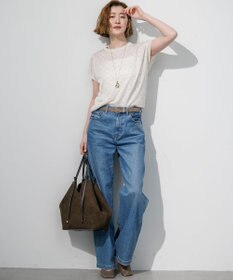 23区 L 【先行予約/WEB&一部店舗限定カラーあり】シアードット フレンチスリーブ ニット