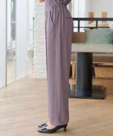 Tiaclasse 【洗える・接触冷感・紫外線ケア・サラごこち】選べるパンツ(テーパード/ワイド）