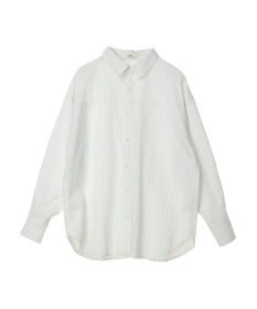 earth music&ecology パールボタンオーバーシャツ