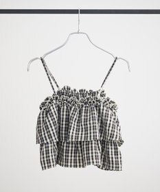 earth music&ecology 【予約】アソートチェックティアードビスチェ