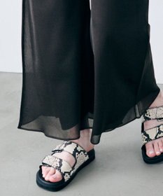 uncrave バルキーシアーニット ワイドパンツ