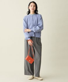 ANY L スウェットライクニットカーディガン