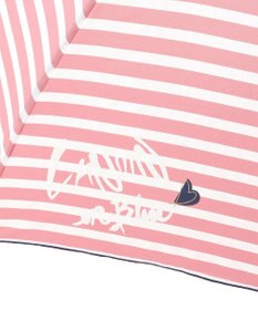 MOONBAT LANVIN en Bleu 折りたたみ傘 ボーダー