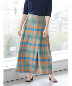 AMERICAN HOLIC ラップ風チェックスカート