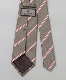 GOTAIRIKU  GOTAIRIKU別注【日本製】シルク ネクタイ_レジメンタル柄