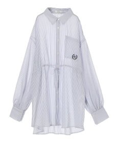 earth music&ecology ワンポイント刺繍ロングシャツ