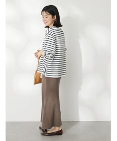 CRAFT STANDARD BOUTIQUE ボーダーサイドスリットプルオーバー