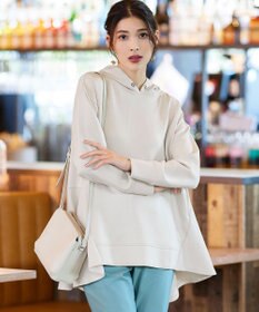 Tiaclasse 【洗える】バックフレアダンボールパーカー