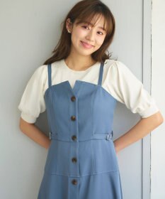 Feroux 【接触冷感・UVカット・洗える】クルーネックハーフスリーブ プルオーバー