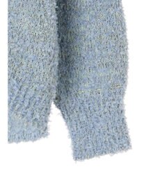 YECCA VECCA レースアップリボンヤーンニット