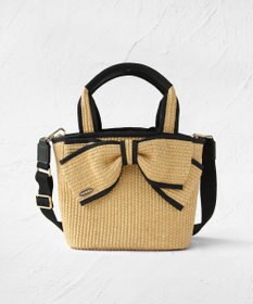 TOCCA BIG RIBBON SUMMER POCHETTE かごバッグ