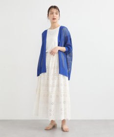 earth music&ecology メッシュルーズカーディガン