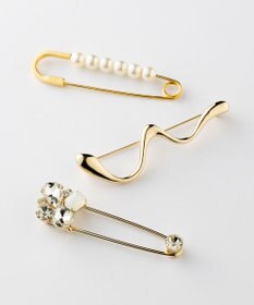 23区 ニュアンス ライン ブローチ